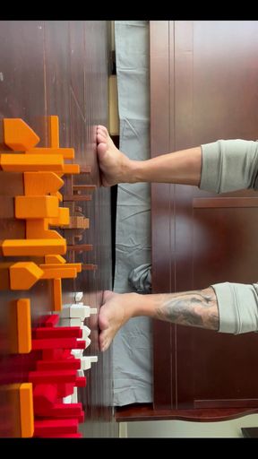 Giant Jason Stomps on Tiny City