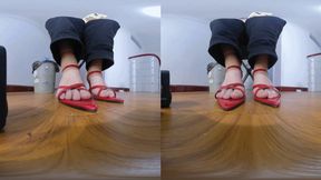 3DVR180 YUANYUAN Red High Heels Queen