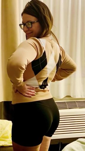 Bouncing my big tits in a gay lesbian sweater and other jumpers for my 48F soccer coach wanting to fuck her and the entire team!