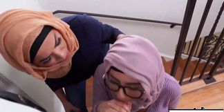 Julianna Vega and Violet Myers in wild FFM threesome