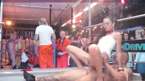 Hottest pornstars Gabrielle Gucci, Dolly Diore and Kate Gold in horny blonde, lingerie sex clip