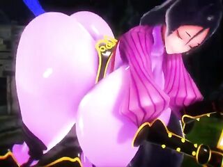 Minamoto no Raikou muscular expansion by Imbapovi
