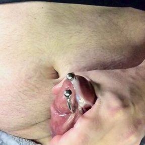 Multiple POV cumshots including hands free! Beer Can Bear