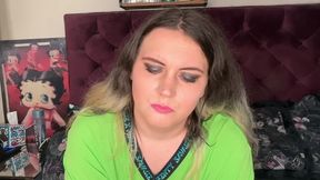 Smoking BBW Cuckolds Cock Sucker