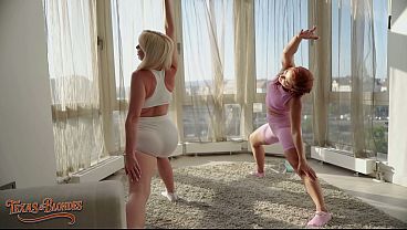 Yoga Vixens Go Limber For Tongue And Toy Pleasure!