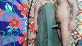 Tamil housewife aunty&#039;s sister is invited for sex by the house owner who is having fun part 1