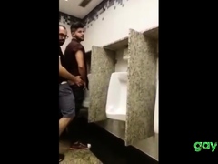 Fucking at the urinal