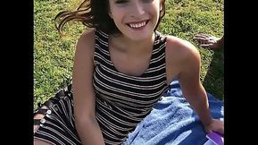 Park pickup Tracy Rose rides and swallows after intense banging