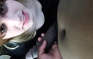 sissy crossdresser sucks massive BBC