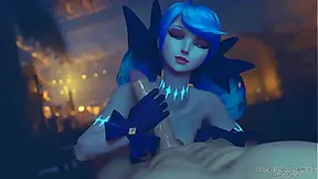 Gwens Seductive Fantasy – Hot League of Legends Hentai Action