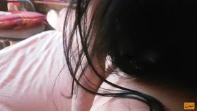 My slut stepsister gives me a blowjob as soon as I wake up