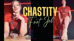 Chastity Foot Job Or Crushed Under My Weight