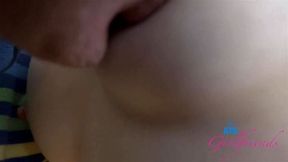 Sia Wood stopping by to hang, couldn't wait even get inside and took it deep outside POV /