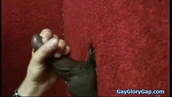 Handsome gay afro getting handjob 09