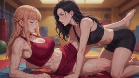 Sex Fight Stories #2B: Pinned and Claimed (Animated)