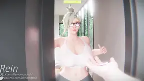 Hottie takes deepthroat in cowgirl position with creampie-pussy finish