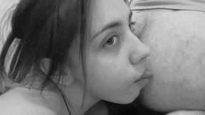 Pornellia Sucking Hard with Tongue a Beautiful Asshole