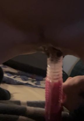 Nice and well-behaved via cam on the dildo for daddy squirted while my horny daddy gave me instructions to fuck 💦 me for him with the dildo
