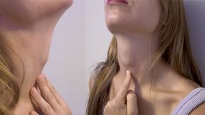 Adam’s Apple Fetish Part 2 – Close-Up Throat Touching & Neck Play - 4K