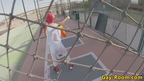 Athletic jocks pov analfingering and assfucked