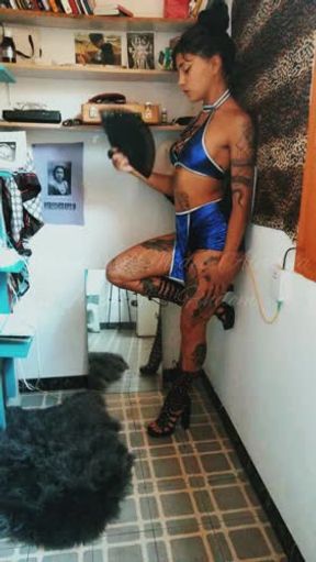 Soy una guerrera mágica con un gran poder en mis pies