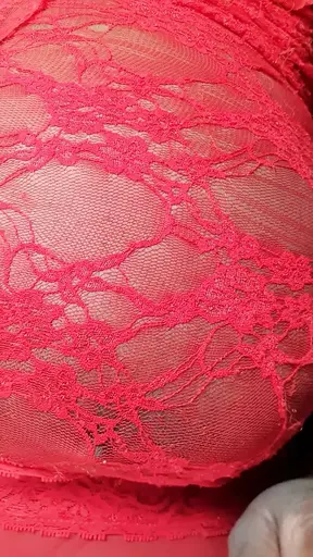 Curvy ebony MILF in rope bondage with big black boobs