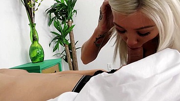 Karson Kennedy Swallows Jerry Kovak's Facial Cumshot After Blowjob