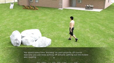 Mid Life Crisis v0.22 - Voyeur stepniece watching while I fuck her stepaunt (Pt. 2)