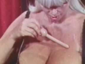 Big Tit Superstars Of The 70's:  Candy's Finger Fucking Fun