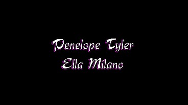 Ella Milano and Penelope Tyler Lesbian Finger in Lingerie