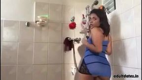 Naughty indian college student from in selfie bathing