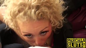 Busty babe Rebecca Smyth fucked like a true submissive slut