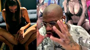 tight ass pussy teen juicing her cunt, ai generated