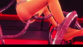 Starfire has an alien fetish (2/2)