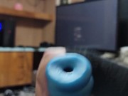 Cumming inside fleshlight again uwu
