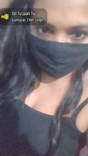 Maya Squeezes Her Big Boobs