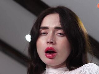 Behind the Scenes — Taut Snatch Play With a Big Sextoy