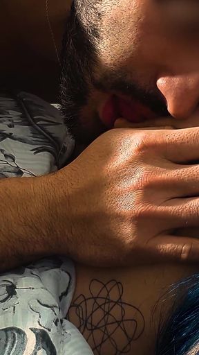Thrilling moment from &quot;Hot NIPPLE TEASING until blu inked girl EXPLODES - Unlimited Orgasm&quot;