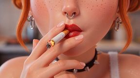 The Perfect Smoke Transfer: Mouth Close-Ups & A Sensual Shotgun Kiss