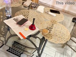 Porn casting by an amateur softcore director turns into a handjob scene cum in a bottle challenge parody