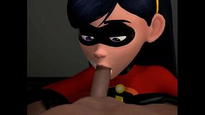 Violet parr fellatio