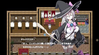 Busty witch game creampie orgy begins now