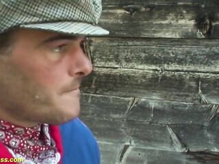 Coarse german deepthroat anal dance