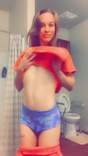 Princess with Small Boobs strip compilation