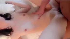 Japanese cutie may have small tits but she manages to keep up a high libido