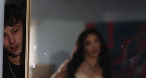 TS stepmom caught stepson jerking off