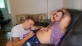 Redneck Stepdaddy Gets His Cock Sucked