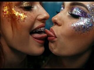 Lesbian babes Make Out In Locker Room And Bedroom Compilation #1
