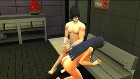 Sasuke Spanks Hinata Before Rough Naruto Anal in Anime Cuckold Fantasty