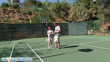 UK PAWG Jaye Rose Tennis Lesson Fuck